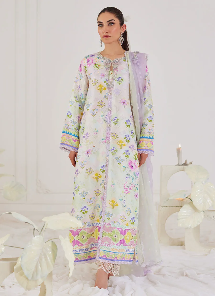 ROSARIO SHIRT AND PRE-DRAPED DUPATTA - Tara Eid Luxe by Farah Talib Aziz