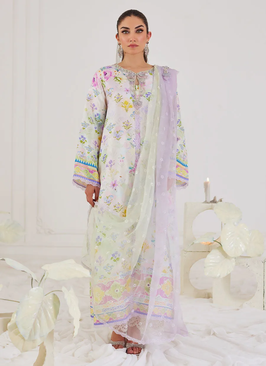 ROSARIO SHIRT AND PRE-DRAPED DUPATTA - Tara Eid Luxe by Farah Talib Aziz