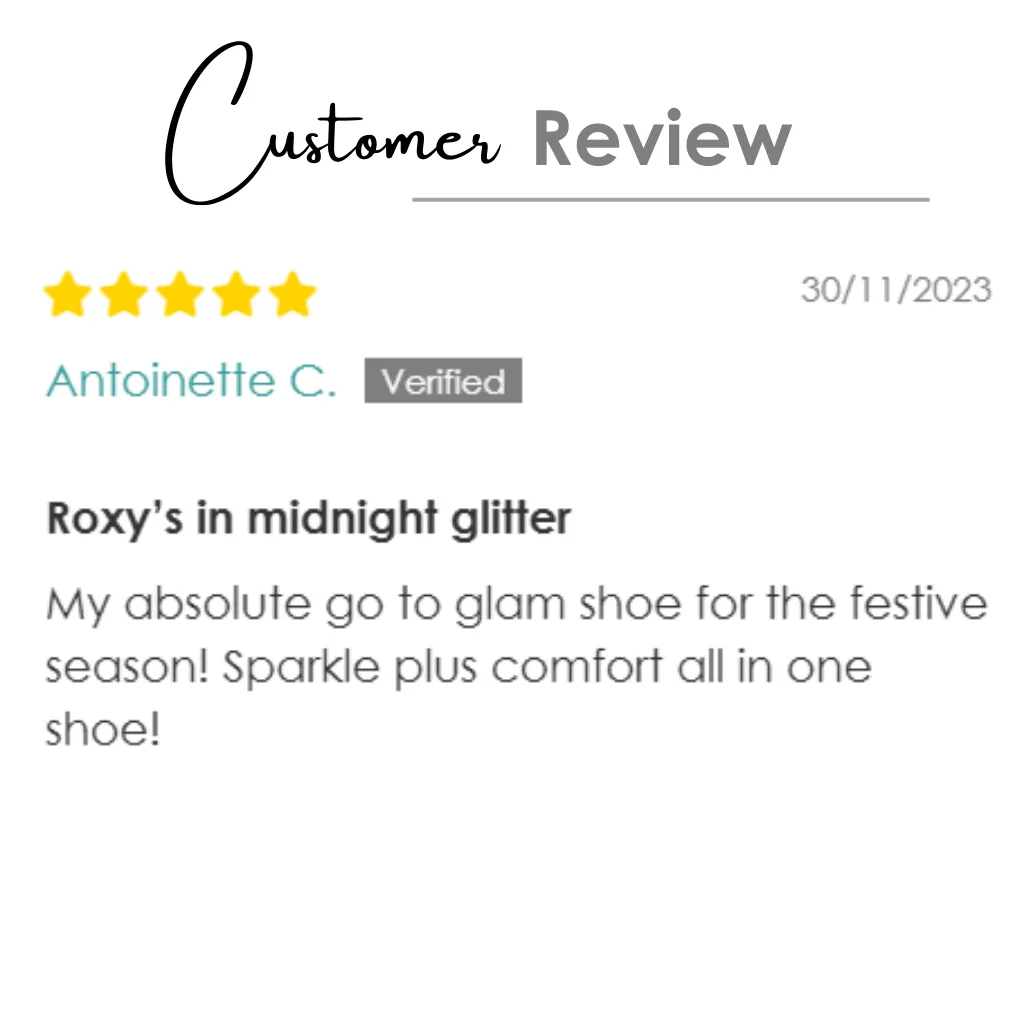 Roxy Wedge ('23 Edit) in Midnight Glitter