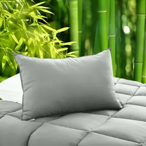 Royal Comfort Bamboo Pillow Hotel Quality Luxury Twin Pack
