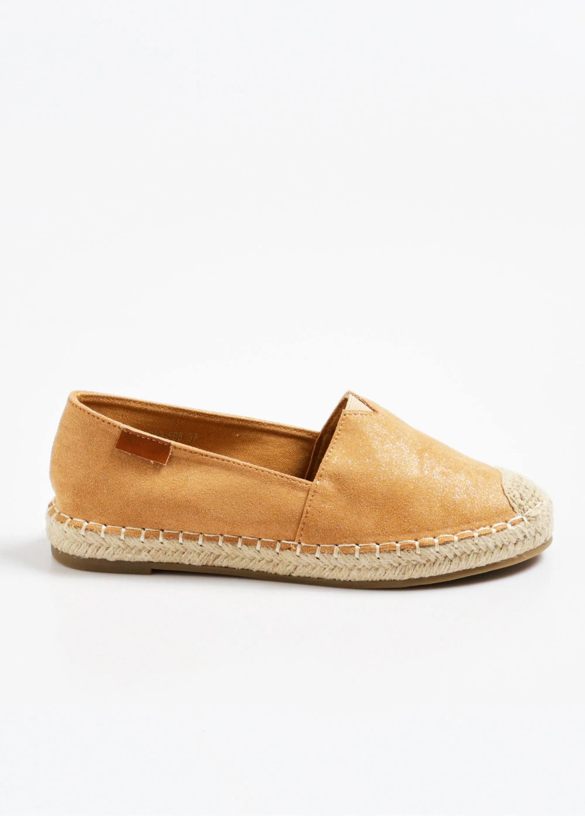Sequined espadrilles with rope sole