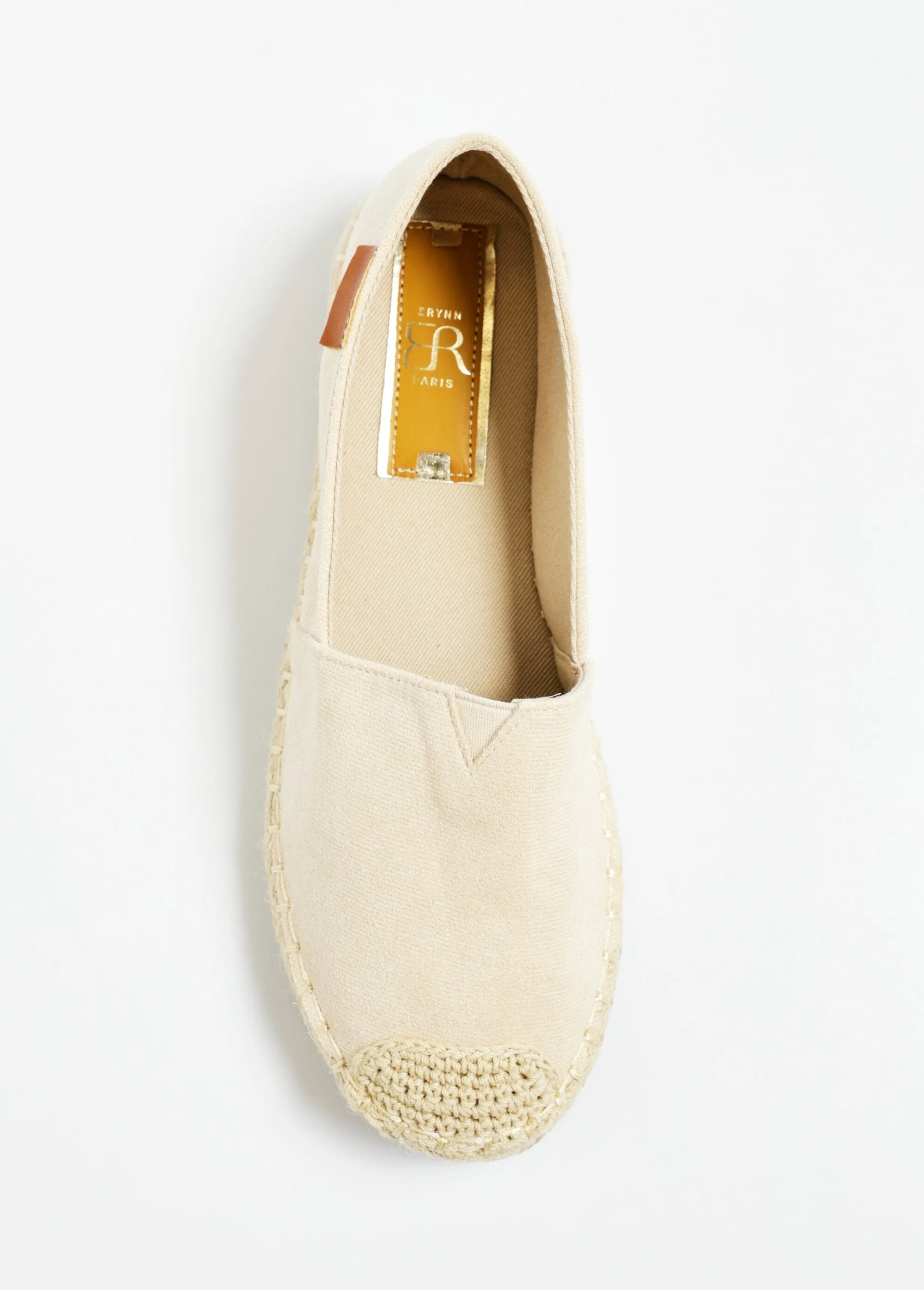 Sequined espadrilles with rope sole