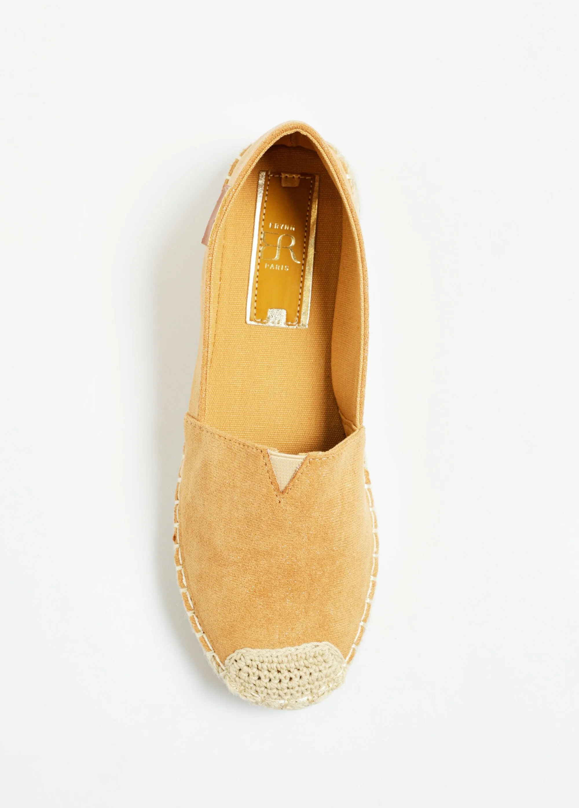 Sequined espadrilles with rope sole