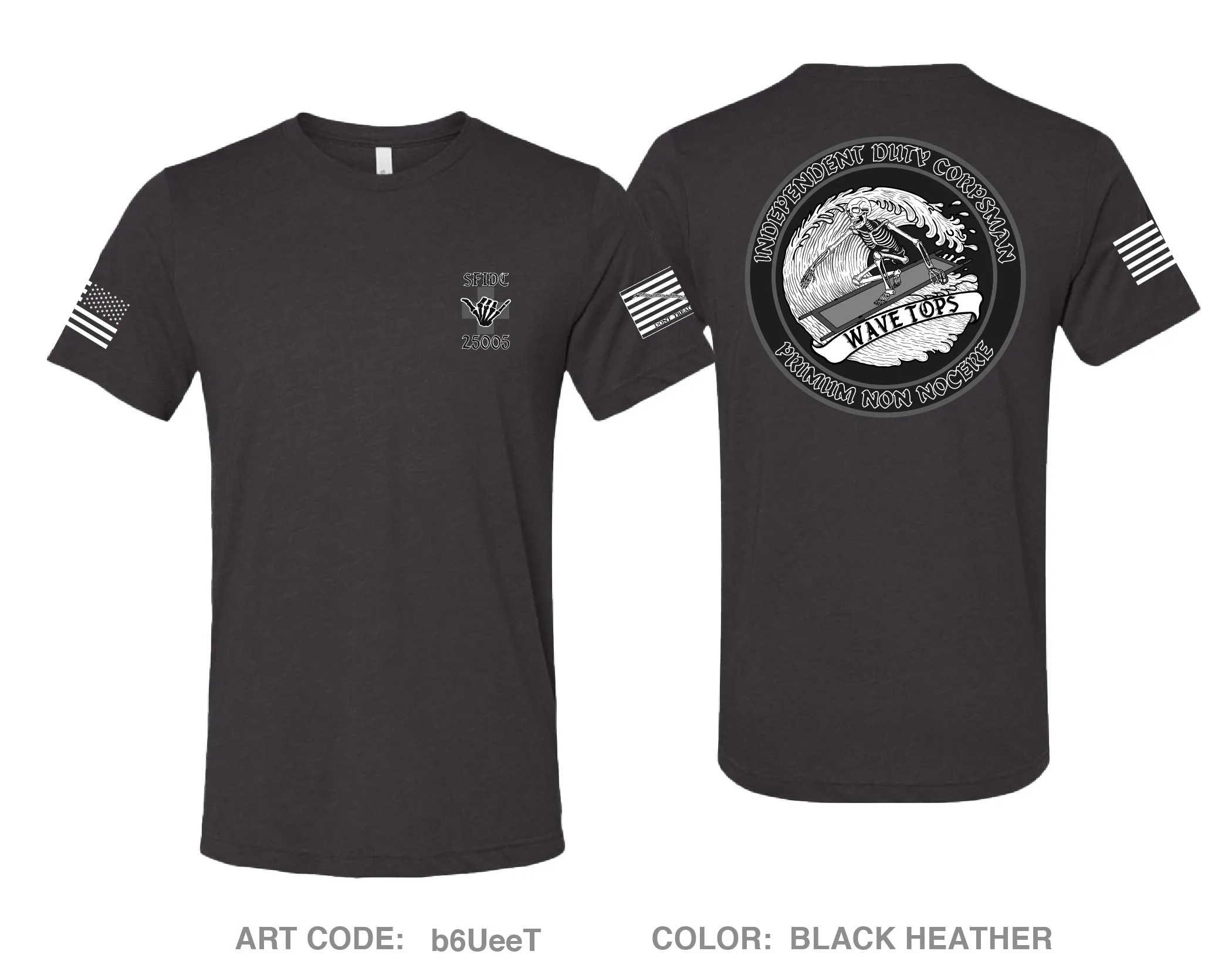 SFIDC CLASS 25005 Comfort Unisex Triblend SS Tee - BC3413