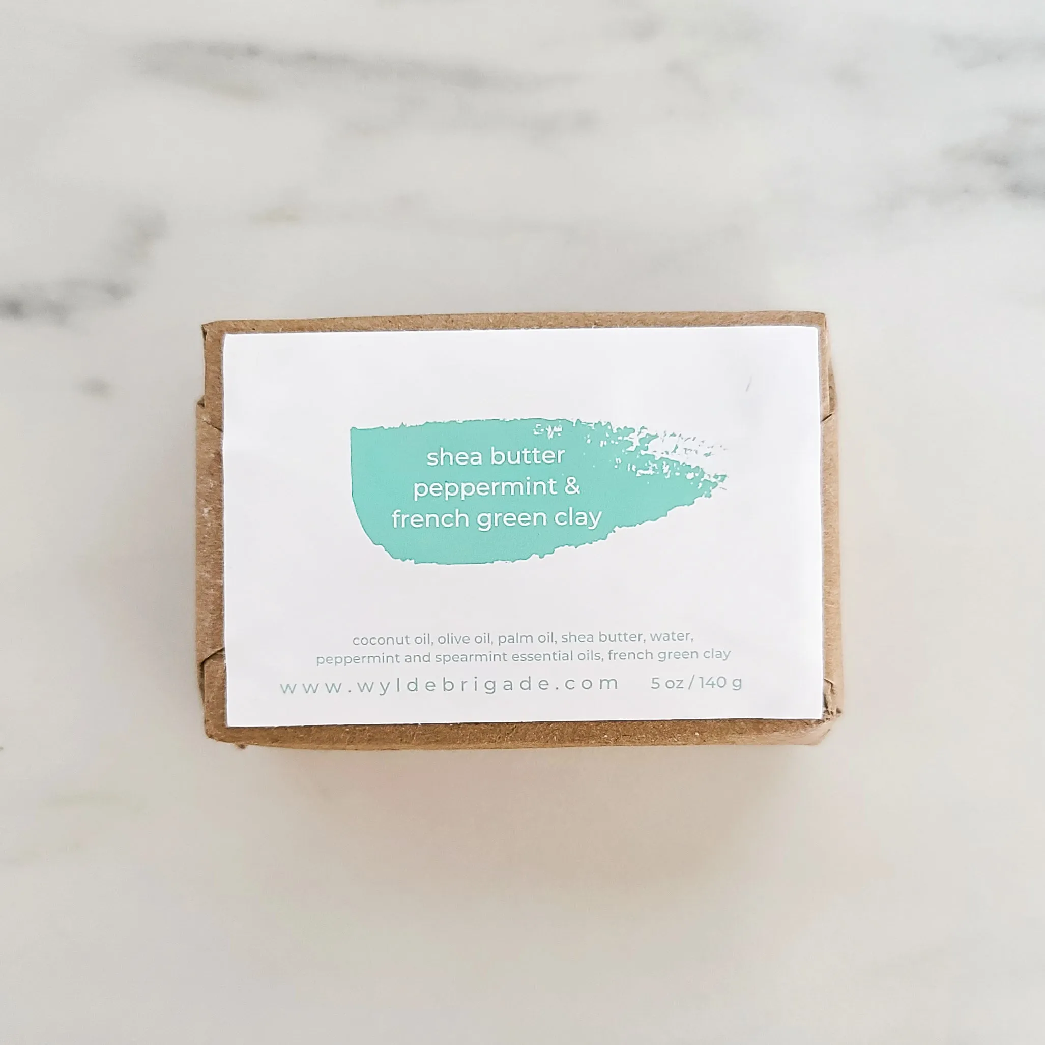 Shea Butter   Peppermint   French Green Clay Soap