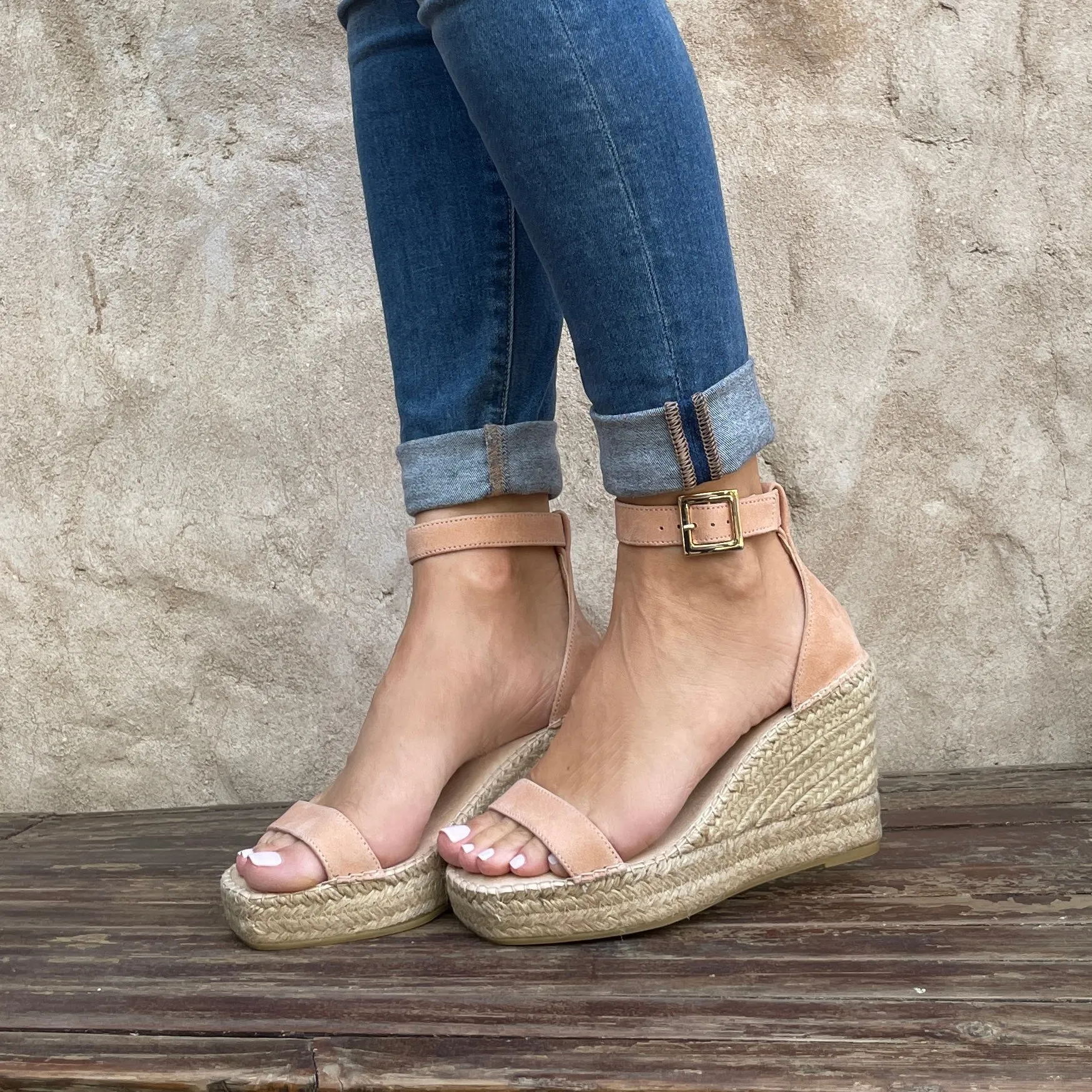 Sienna Espadrille Wedge in Sunkissed