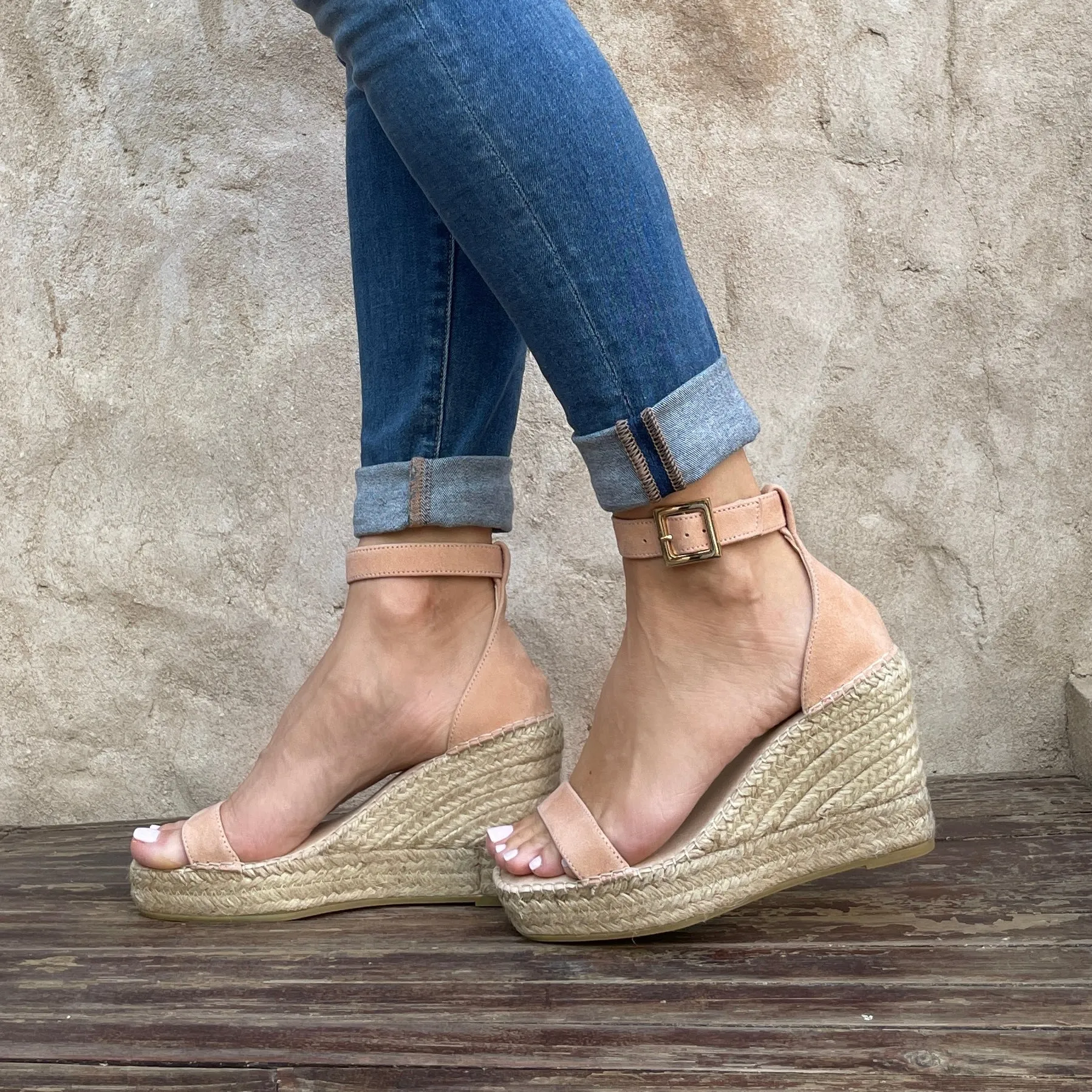 Sienna Espadrille Wedge in Sunkissed