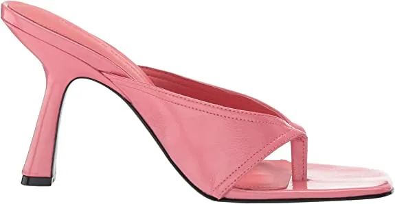 Sigerson Morrison Women's Thong Slide Heeled Sandal, Glow, 7