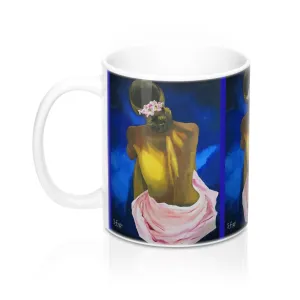 Sitting woman by Gina Mug 11oz