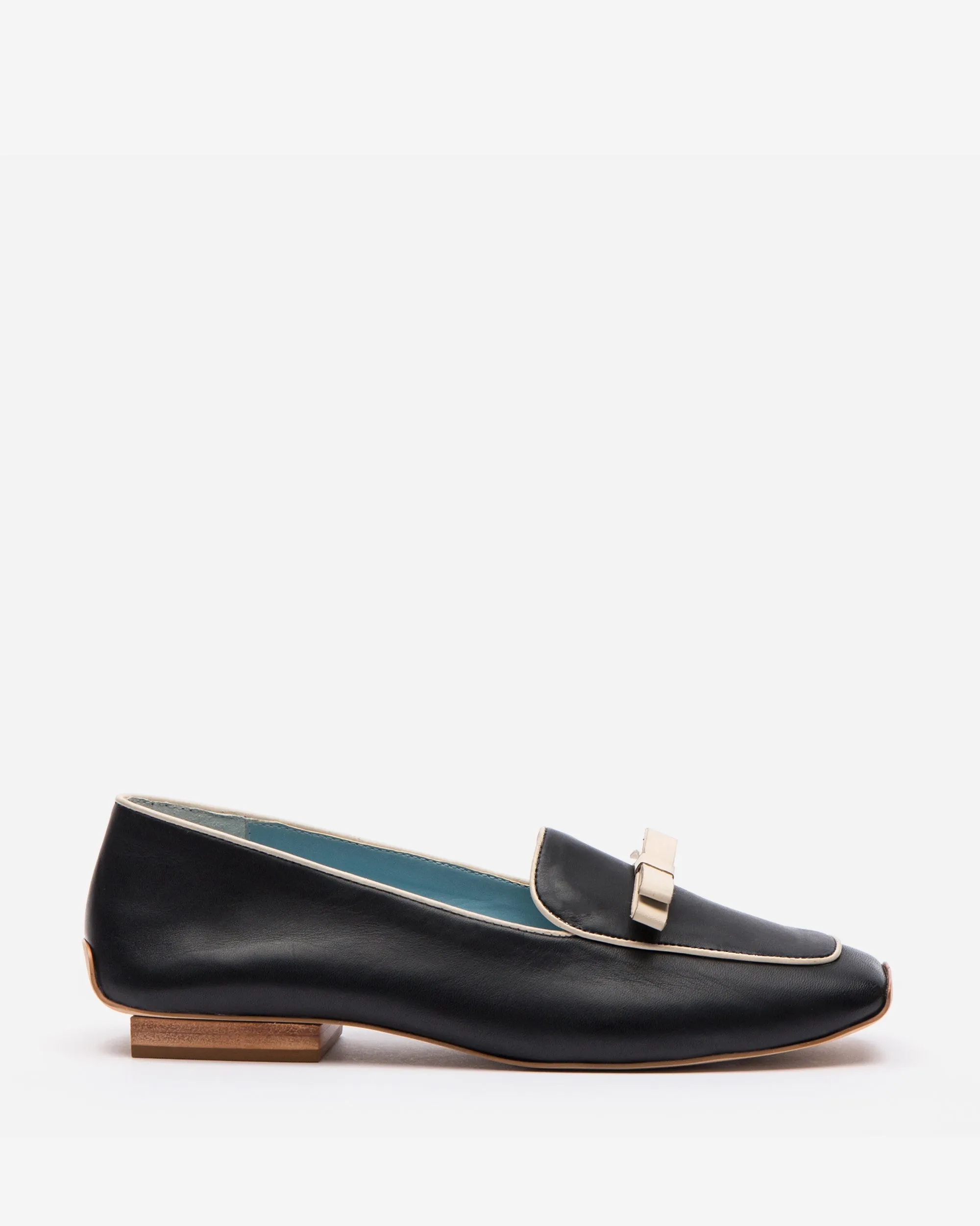 Suzanne Loafer - Leather Black Oyster