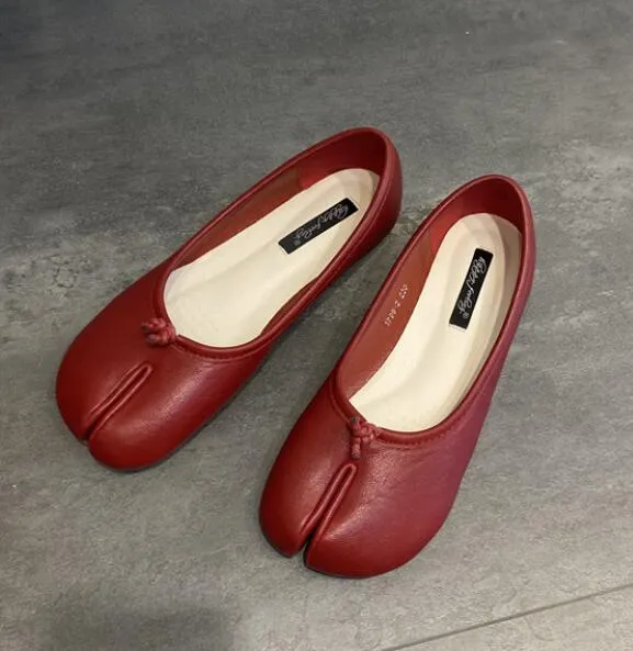 Tabitha Split Toe Ballet Flats - 5 Colors