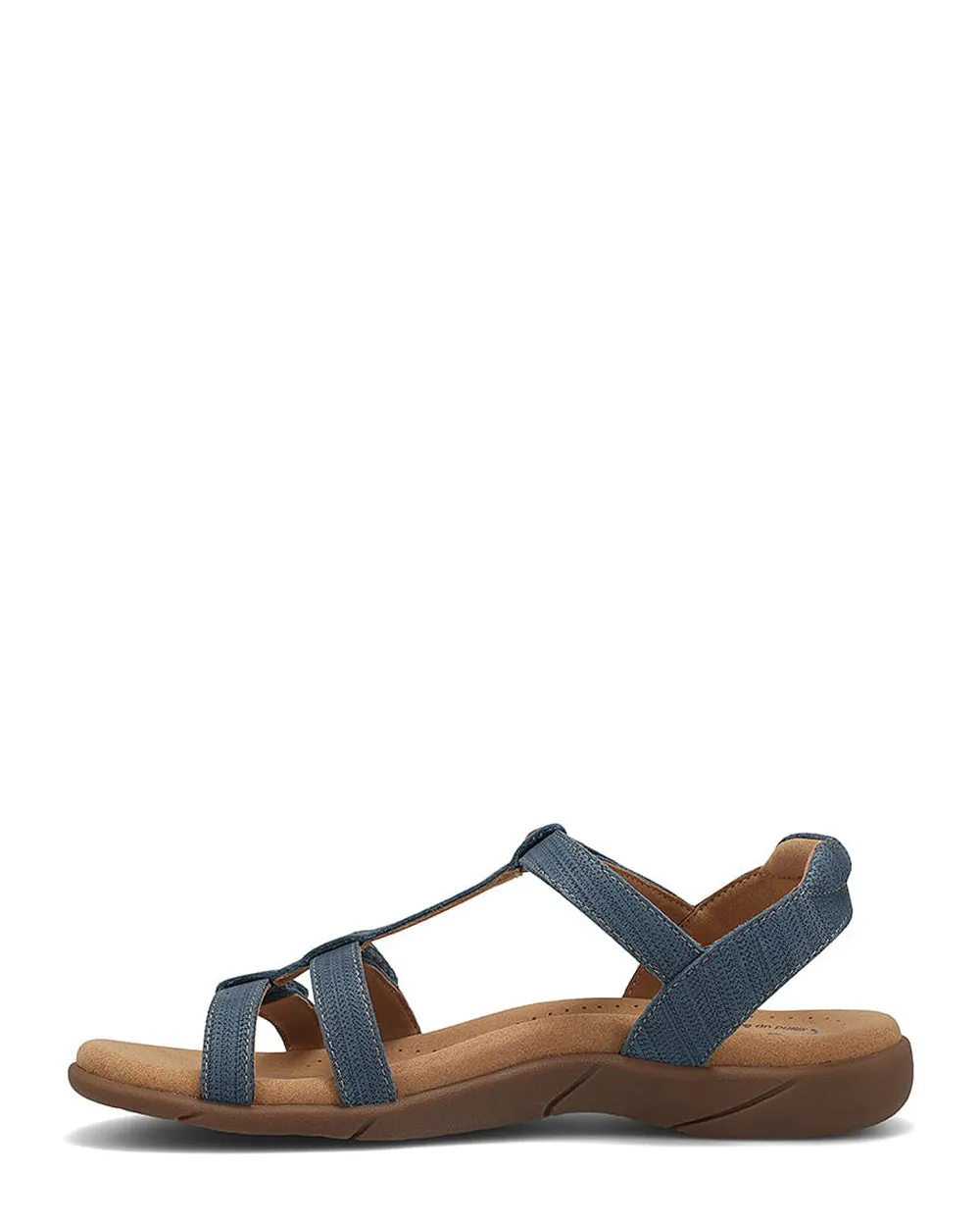 Taos Trophy 2 Blue Emboss Leather Summer Sandal