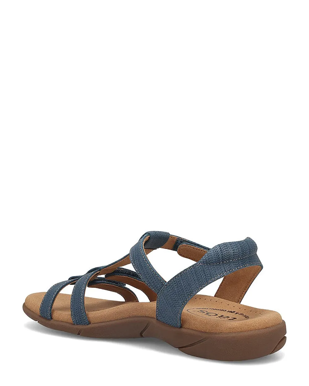 Taos Trophy 2 Blue Emboss Leather Summer Sandal