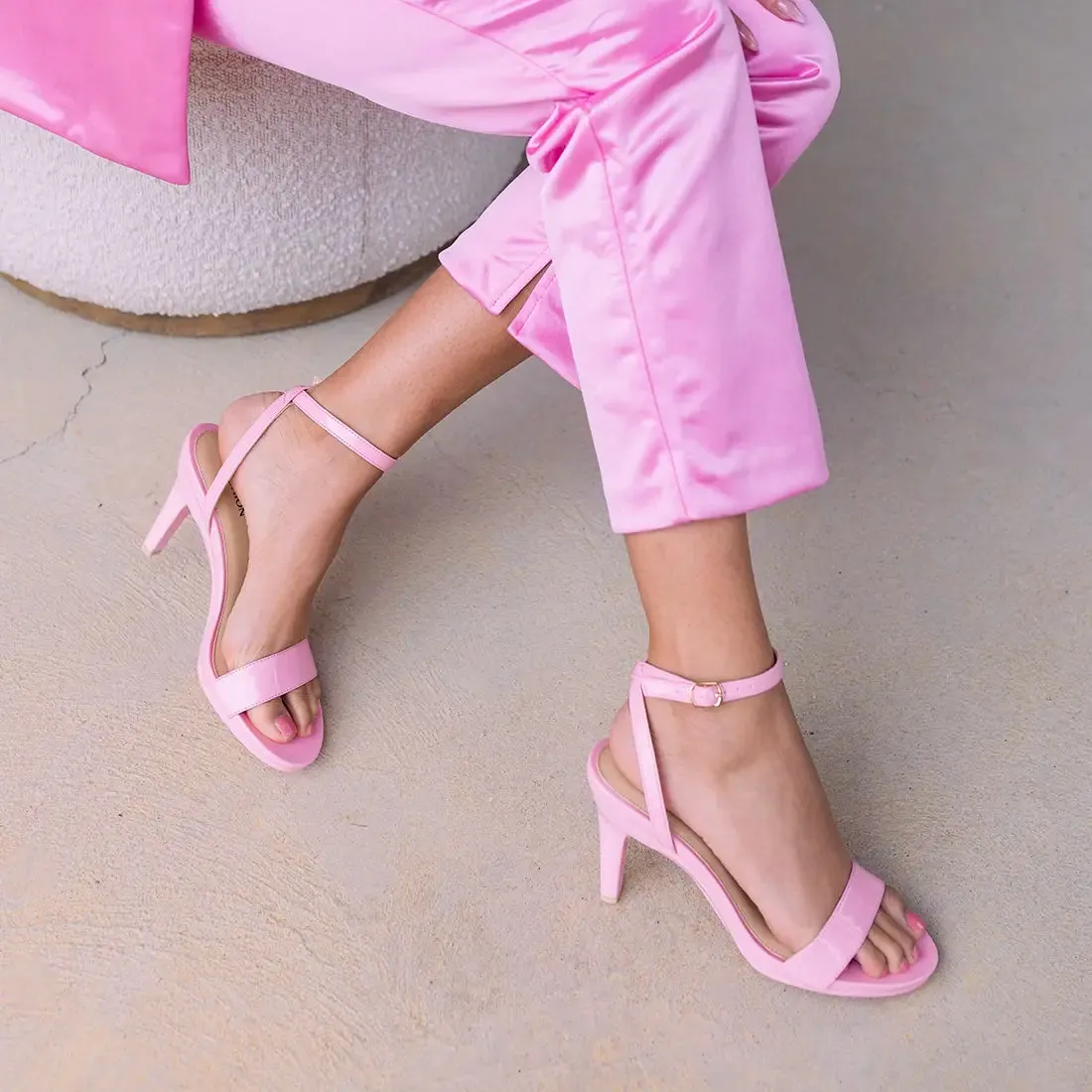 The Brenna - Pink Patent 4 Stiletto - FINAL SALE