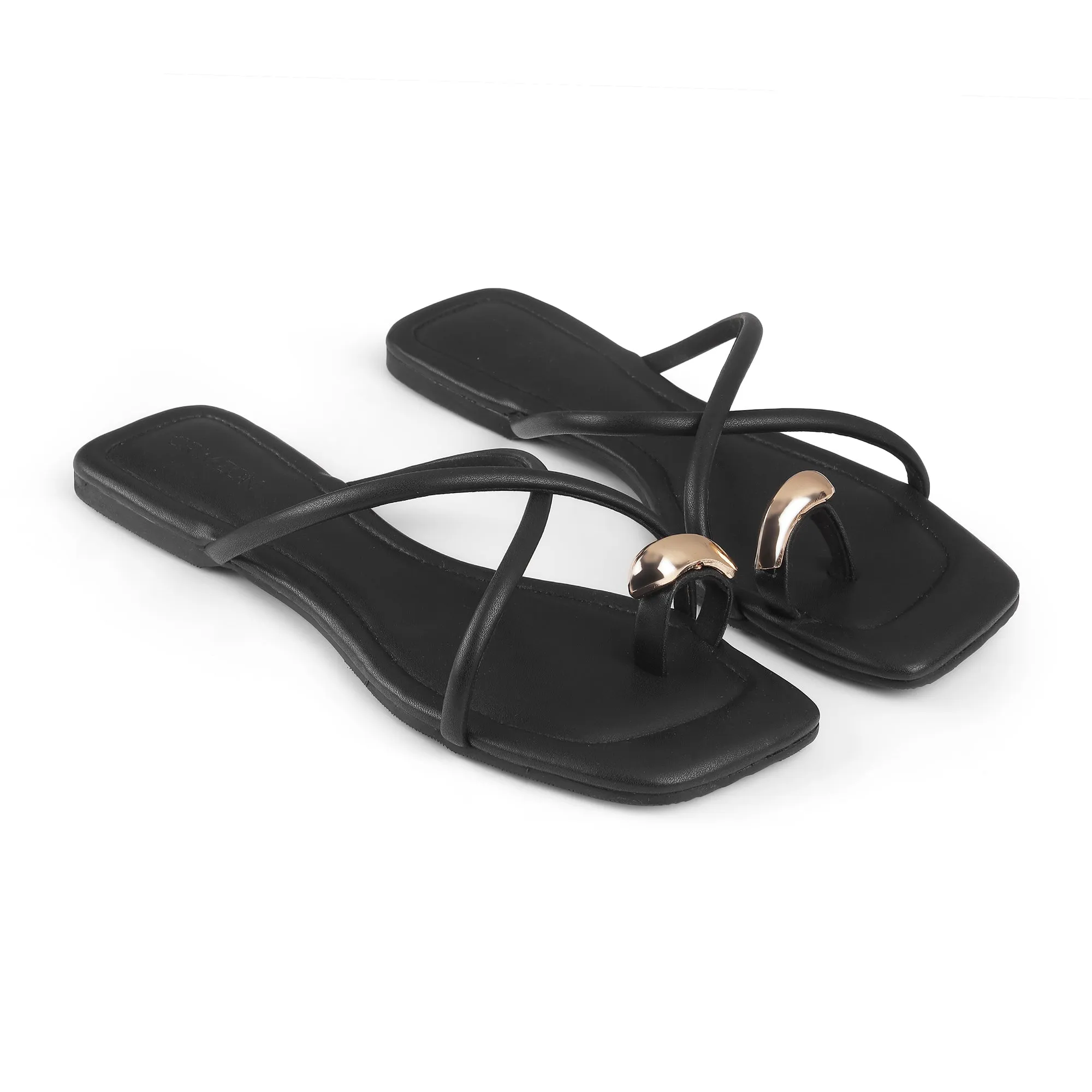 THEA- BLACK FLATS