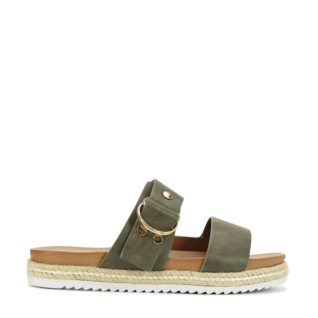 TITAN BUCKLE SLIDE SANDAL