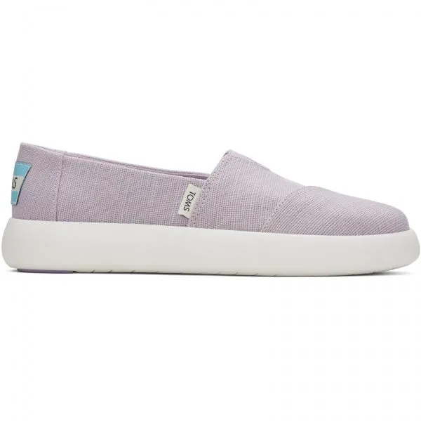TOMS ALPARGATA MALLOW Womens Chunky Slip-On Espadrilles Purple