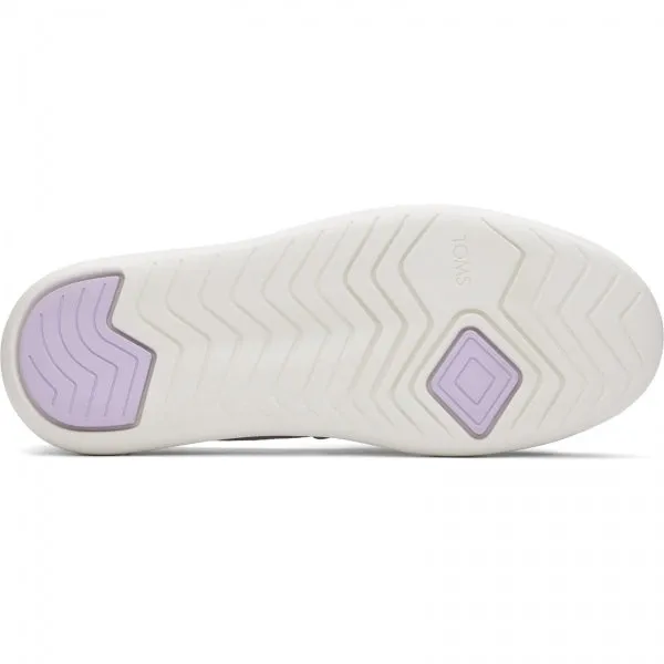 TOMS ALPARGATA MALLOW Womens Chunky Slip-On Espadrilles Purple