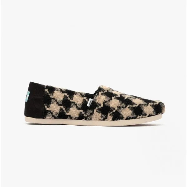 TOMS ALPARGATA Womens Espadrille Black/White