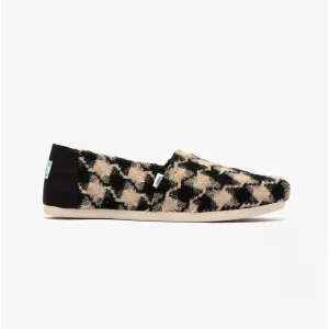 TOMS ALPARGATA Womens Espadrille Black/White