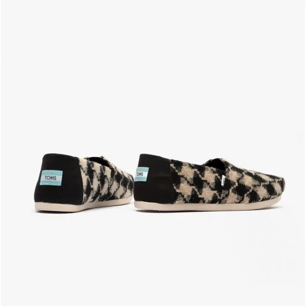 TOMS ALPARGATA Womens Espadrille Black/White