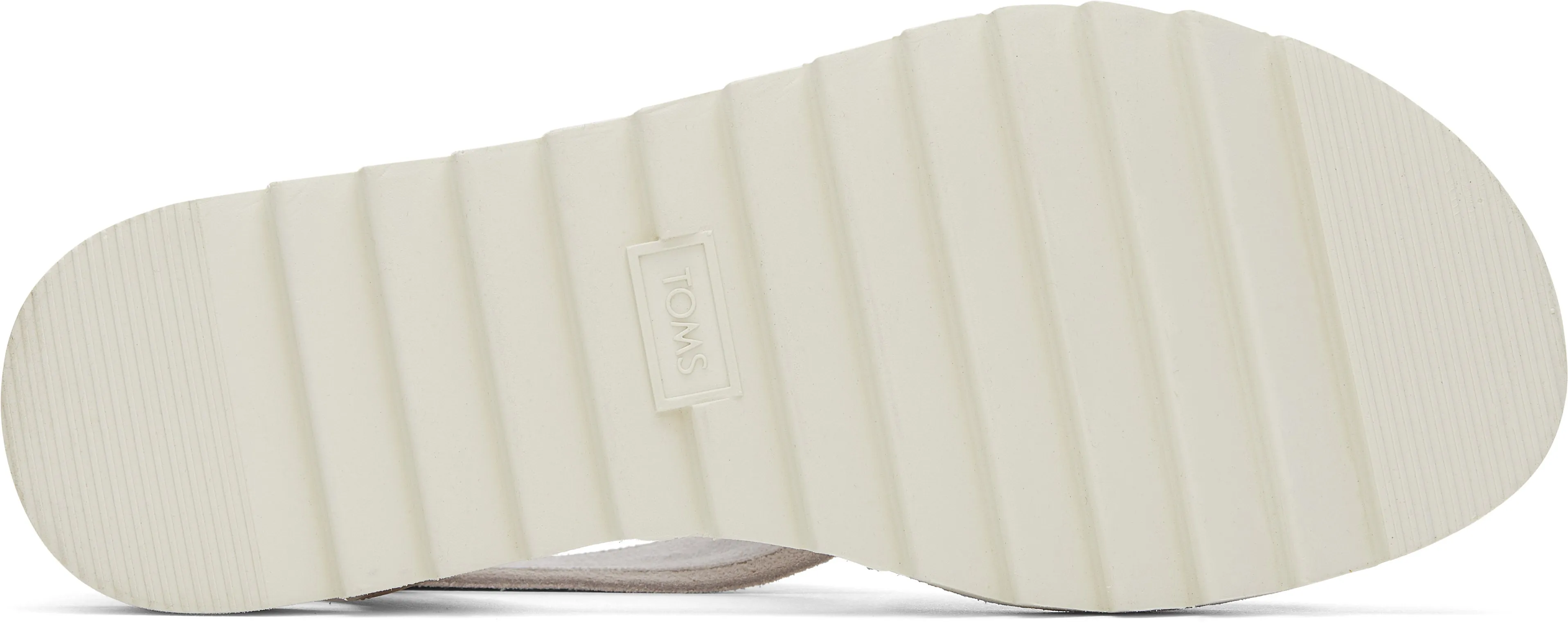 Toms Women Sidney Tread Putty Leather Suede