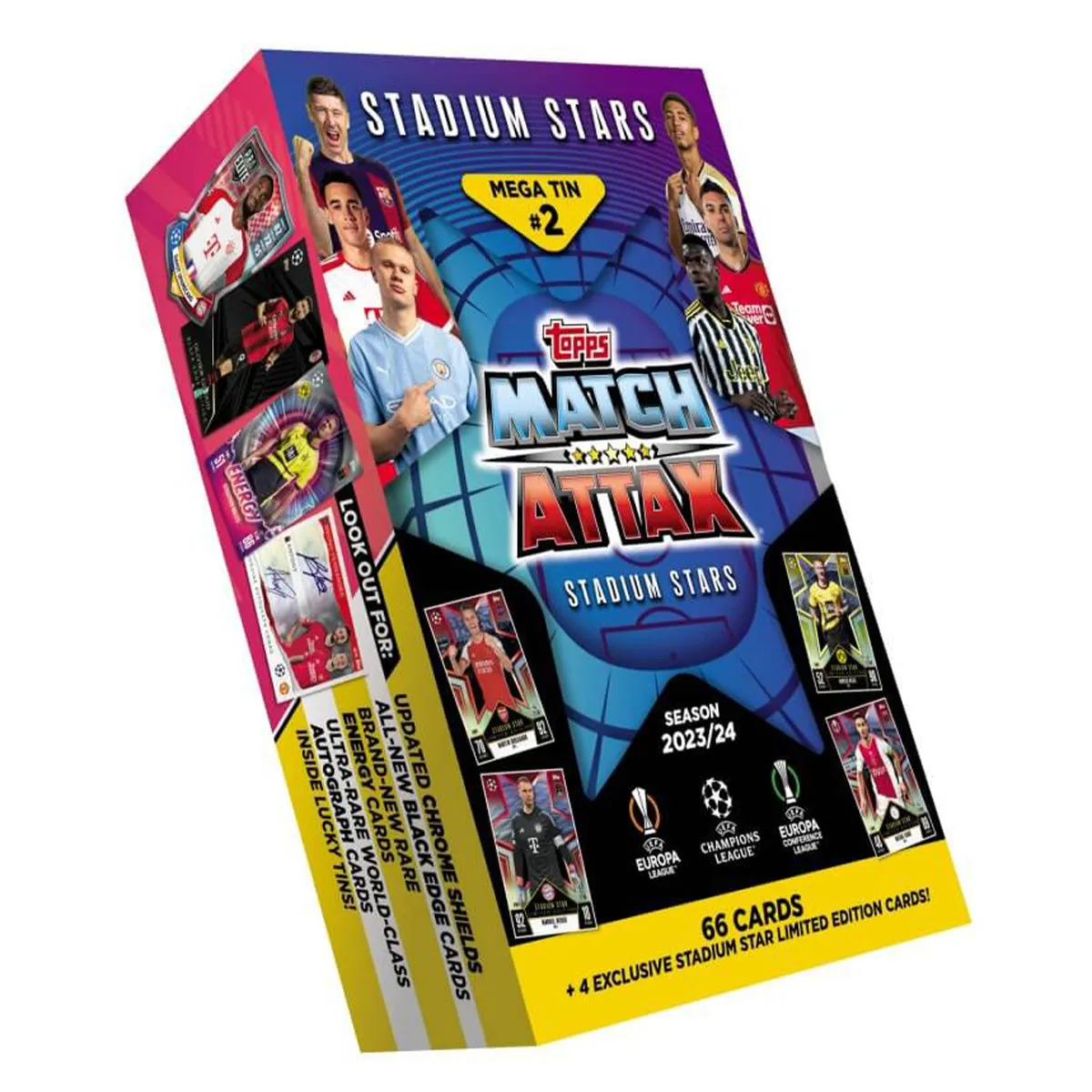 UEFA Match Attax Champions League 2023/2024 Edition Mega Tins (Set of 4)