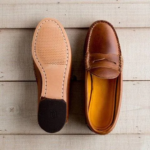 Vintage Slip On Loafers Low Heel Pu Leather Loafers