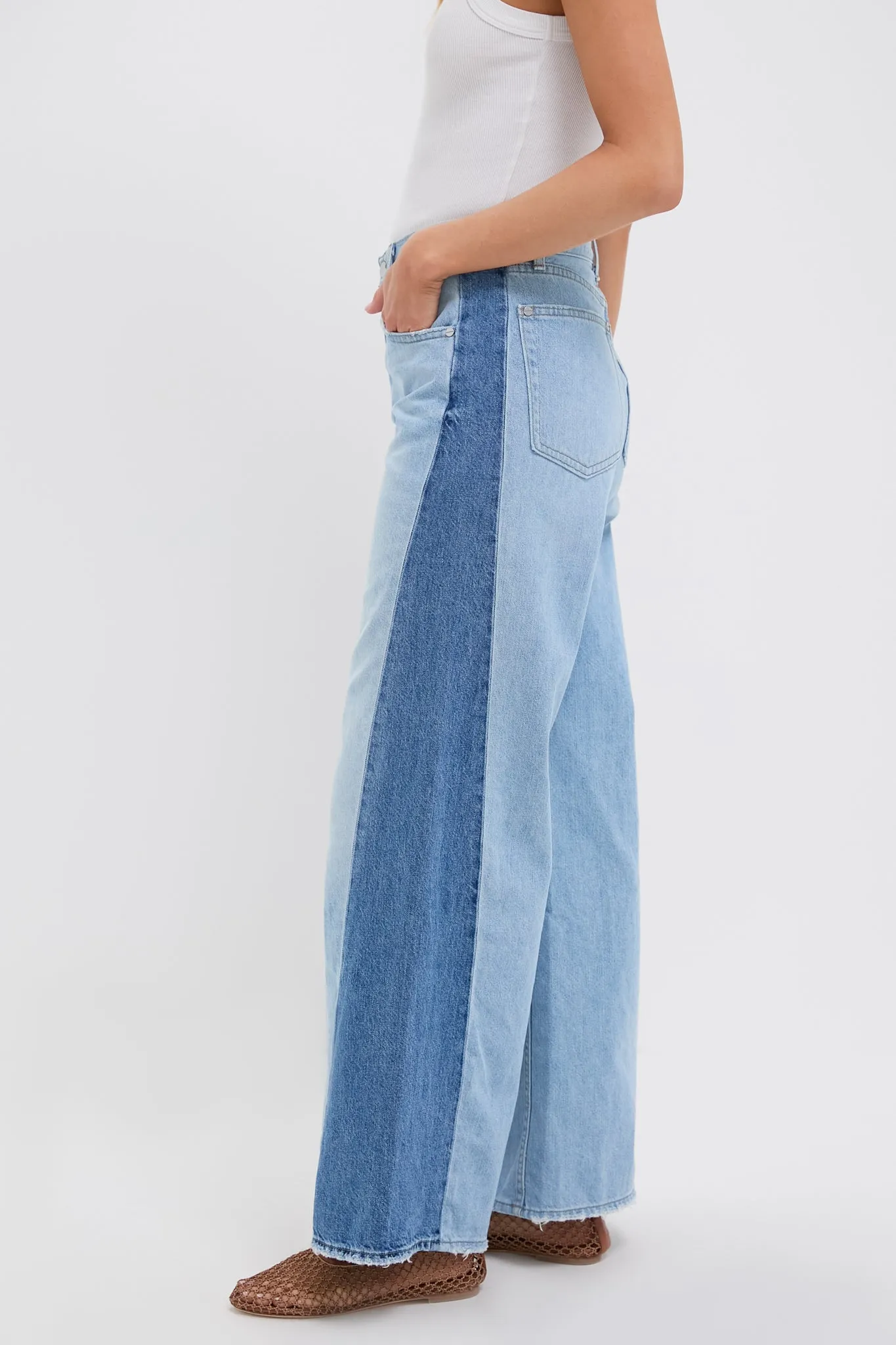 Vintage Wash Two Tone Ramblin Man Jeans