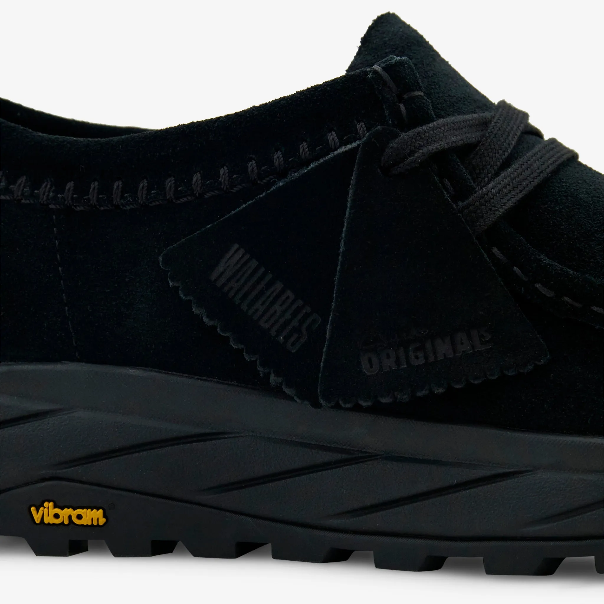 Walla Eden Lo Black | Black Suede