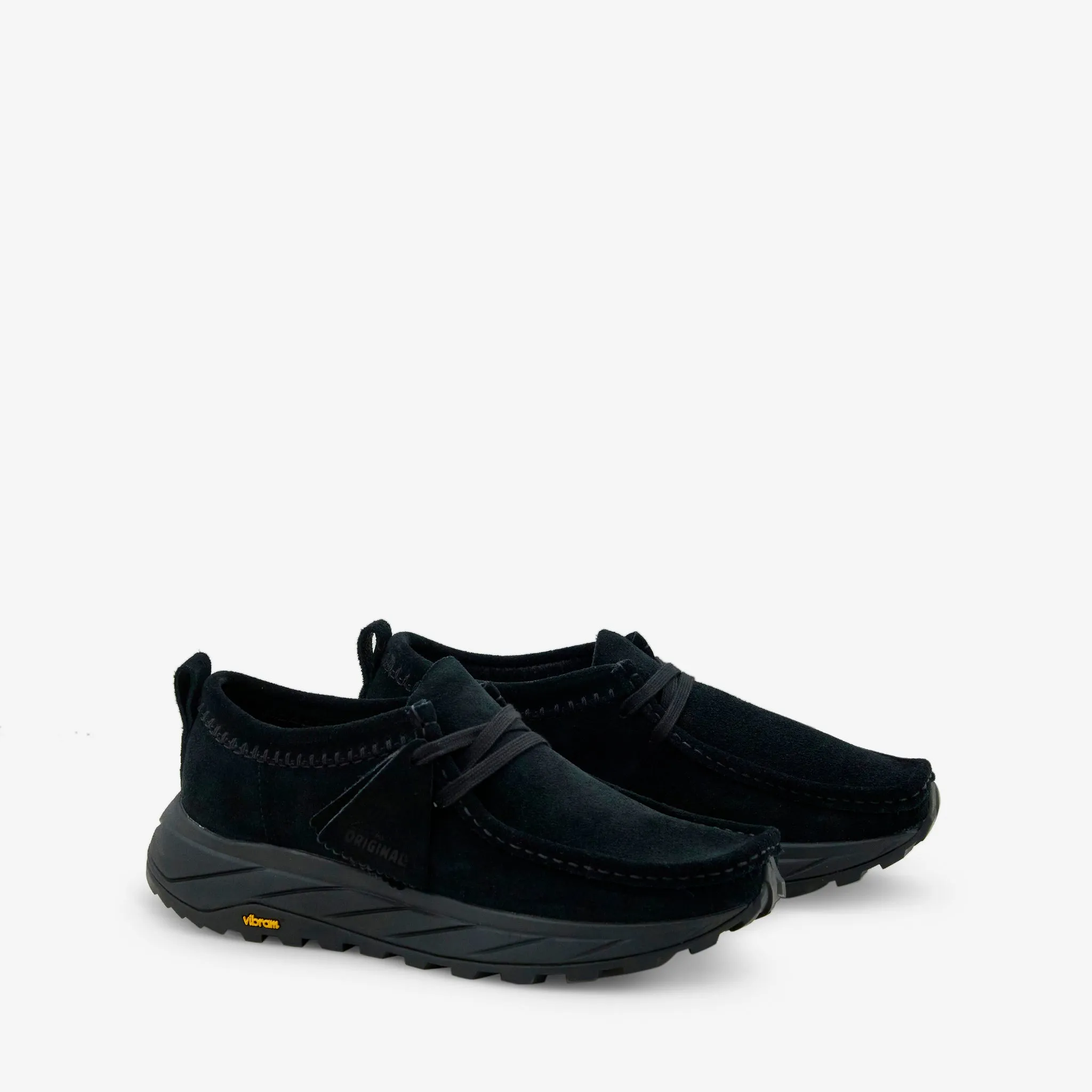 Walla Eden Lo Black | Black Suede