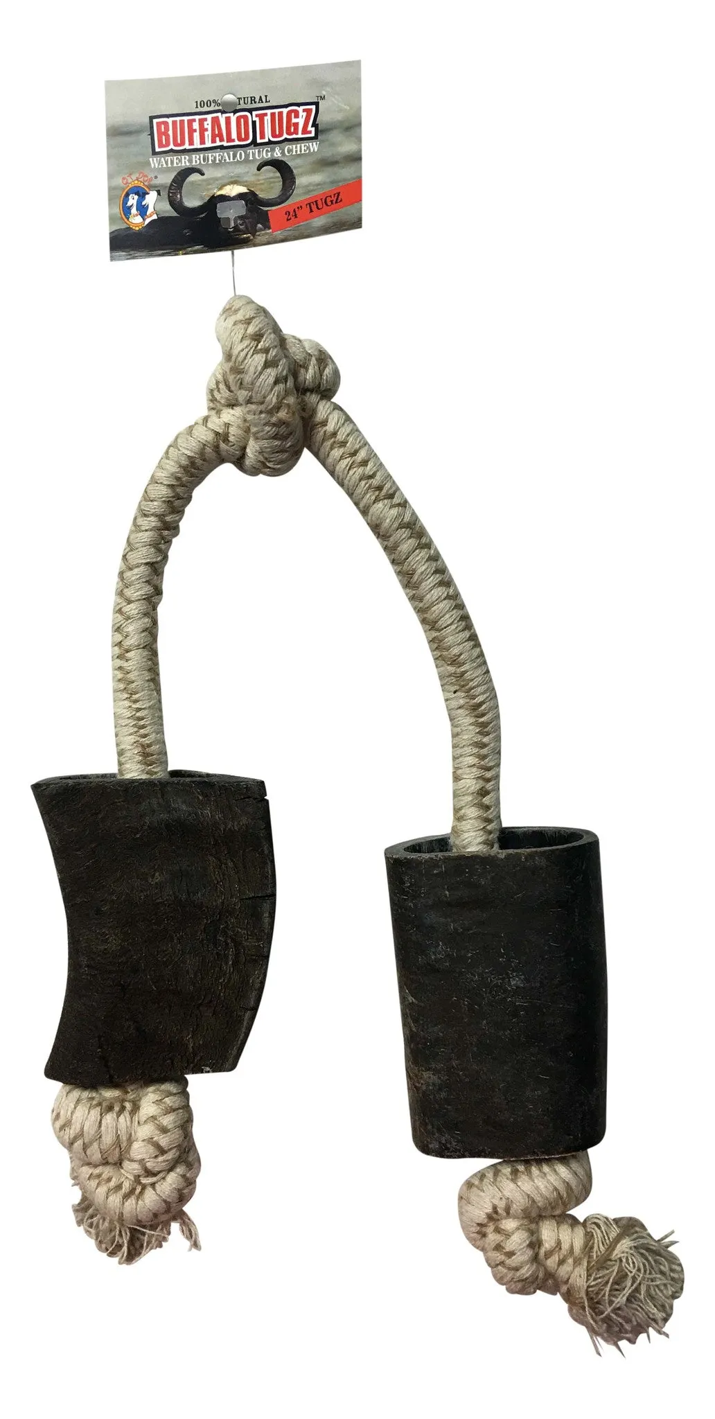Water Buffalo Horn Rope Toys