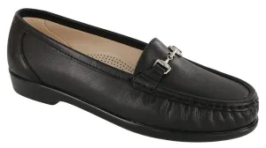Women's Metro Slip On Loafer in Smooth Black