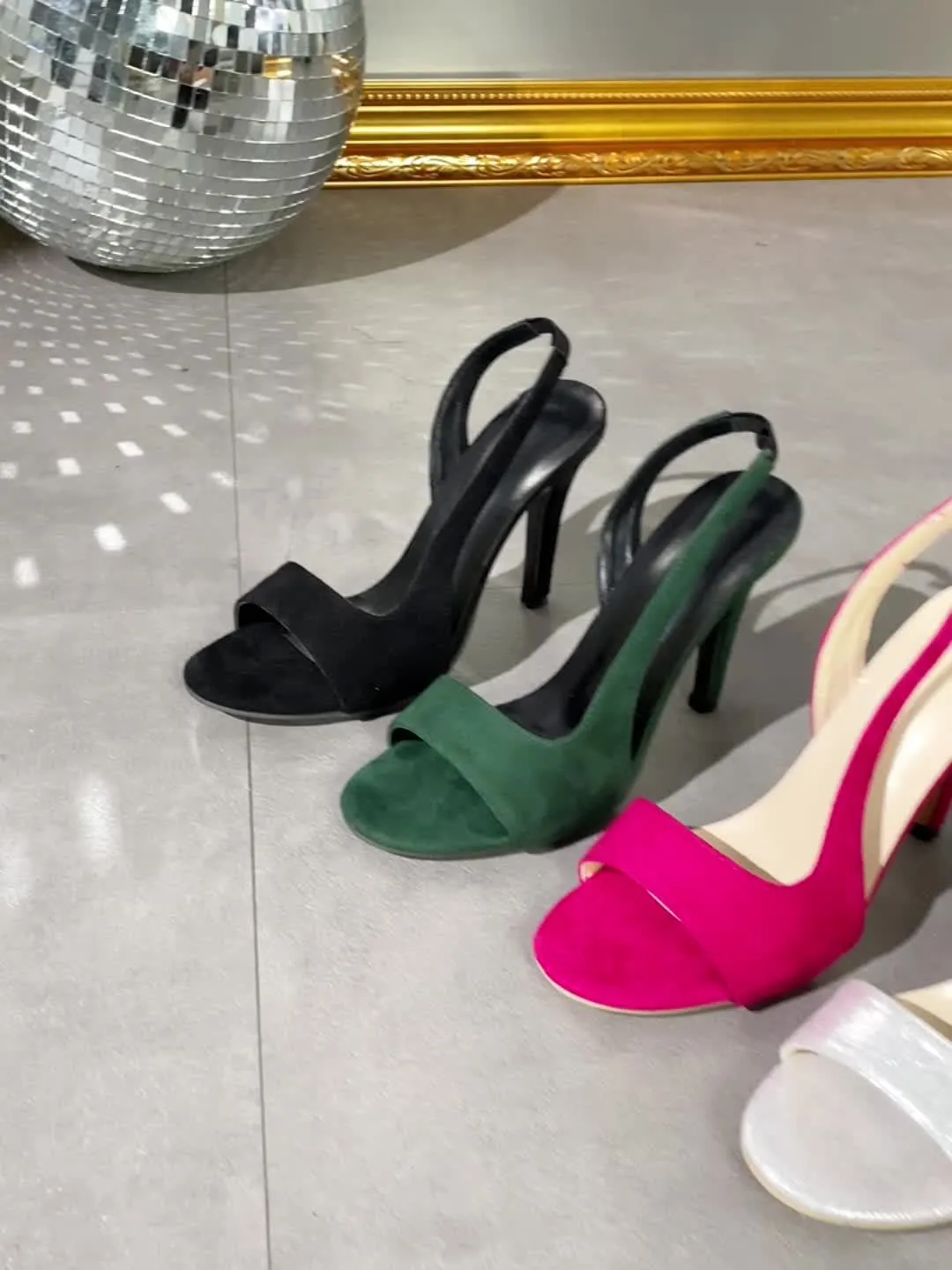 Women's Stiletto Heels, Stylish Ankle Strap Sling back Heels, FS