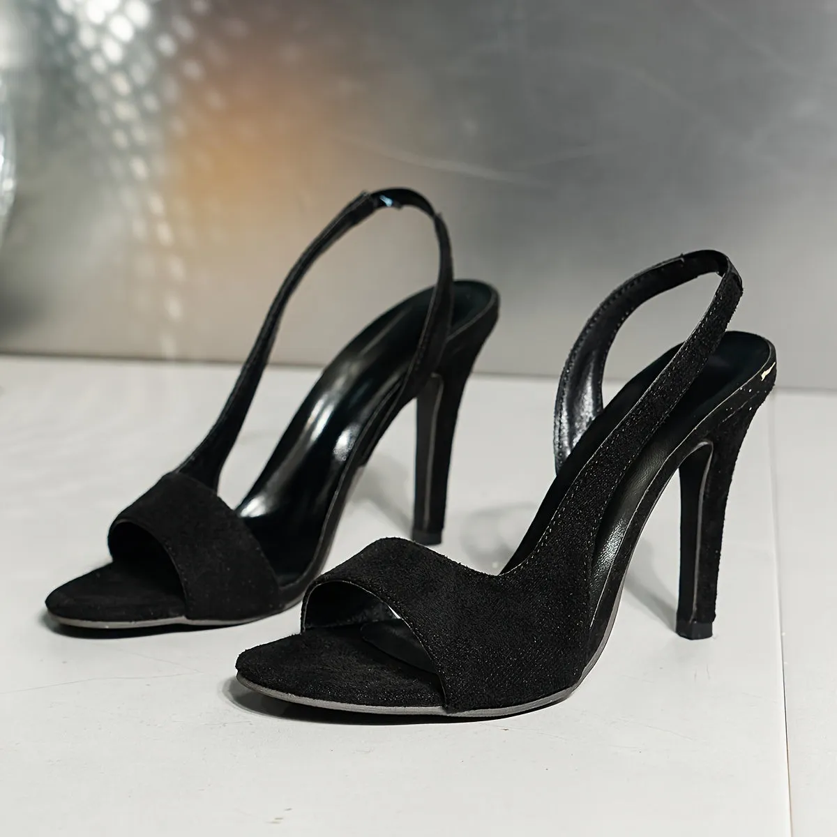 Women's Stiletto Heels, Stylish Ankle Strap Sling back Heels, FS