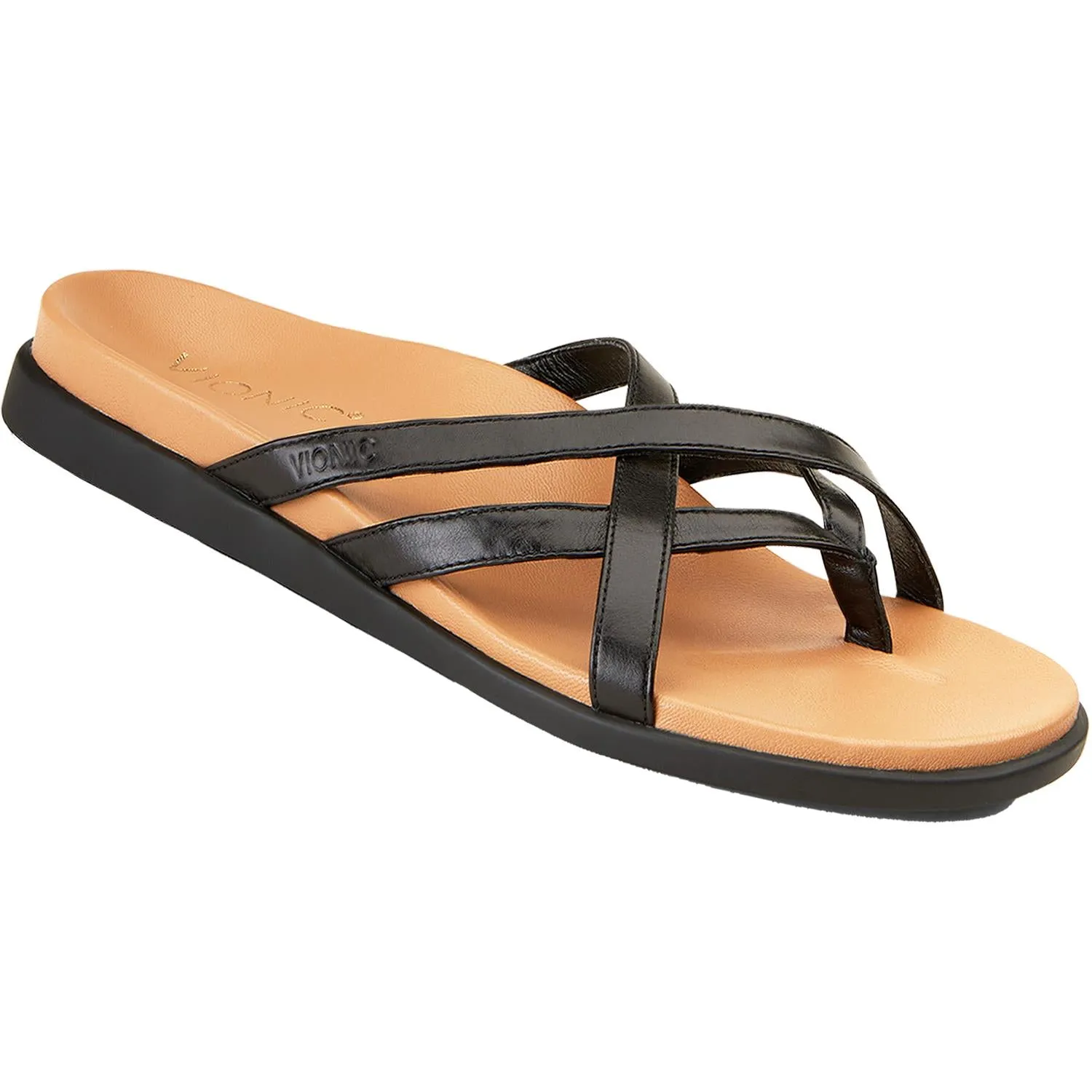 Women's Vionic Daisy Black Leather